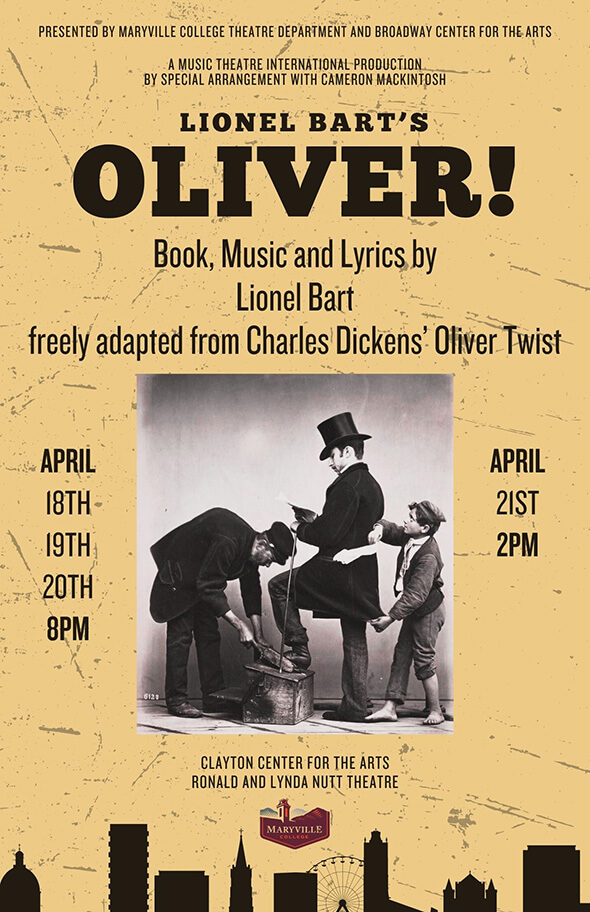 Poster for Oliver Musical